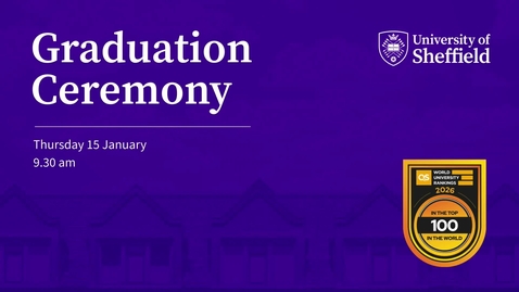 Thumbnail for Thursday 15 January 2026 9.30am Graduation