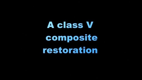 Thumbnail for entry Class V composite