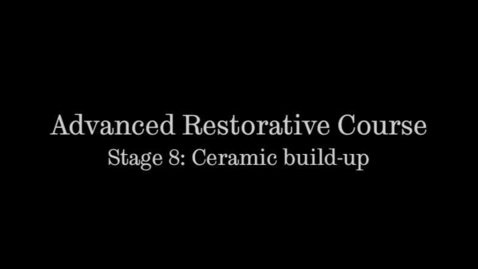Thumbnail for Restoring a tooth (CAD-CAM Ceramic) - Part 3