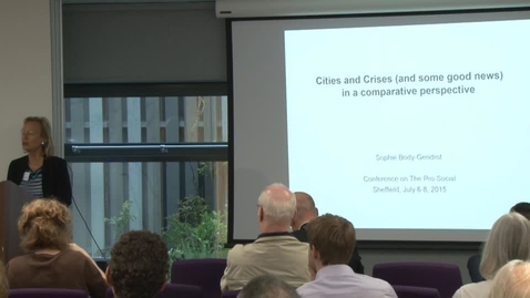 Thumbnail for entry Cities and Crises (and some good news) in comparative perspectives