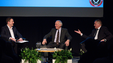 Thumbnail for In Conversation with Kevin McCabe.  Co-Owner of Sheffield United Football Club and Owner of Sheffield United Ltd, Monday 5 February 2018, Octagon Centre.