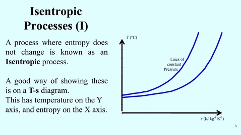Thumbnail for 11c Second law processes and the T-s diagram