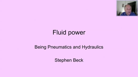 Thumbnail for Introduction to Fluid Power