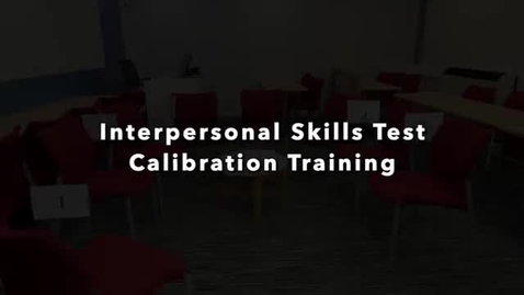 Thumbnail for entry Interpersonal Skills Test 2020 - Calibration Test