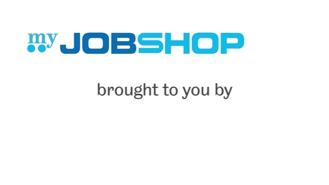 Thumbnail for entry myJobshop (for Student candidates)