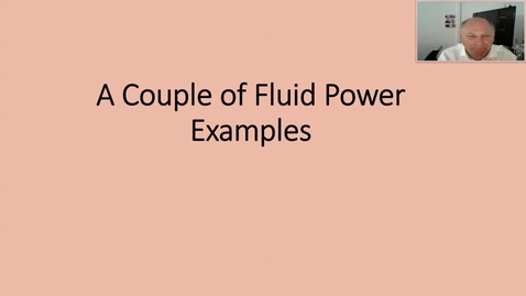 Thumbnail for Fluid power examples