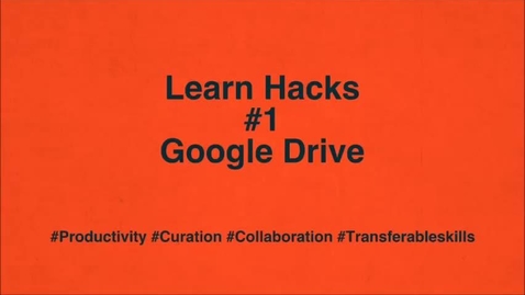 Thumbnail for ScHARR Learn Hacks #1 Google Drive