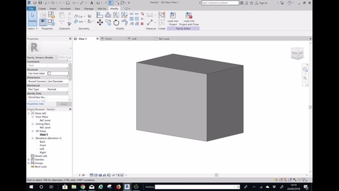 Thumbnail for 2018 Revit Exercise 1 Video 3