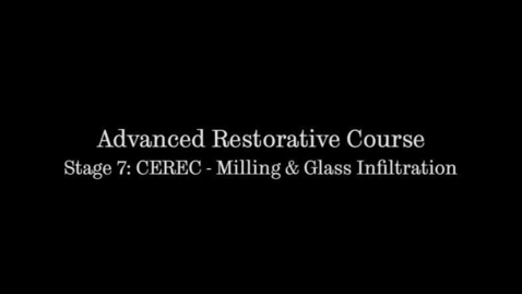 Thumbnail for Restoring a tooth (CAD-CAM Ceramic) - Part 2