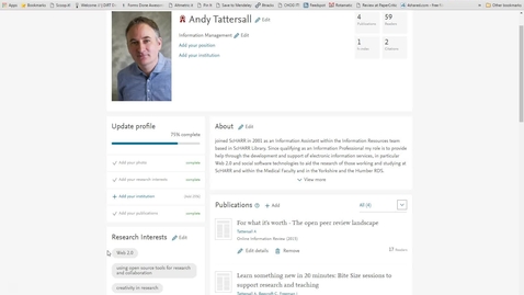 Thumbnail for entry Mendeley Masterclass #15 - Updating your Mendeley Profile