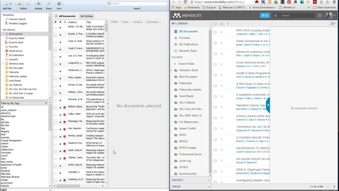 Thumbnail for Mendeley Masterclass #9 - Web Version Overview