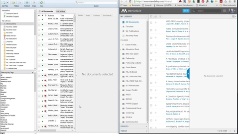 Thumbnail for entry Mendeley Masterclass #9 - Web Version Overview