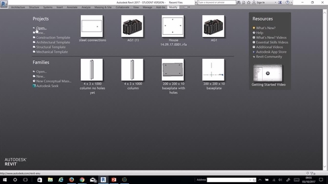 Thumbnail for Revit exercise 2 video 1