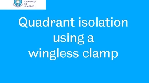 Thumbnail for Rubber Dam 4 Quadrant wingless clamp