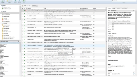 Thumbnail for Mendeley Masterclass #4  - Watched Folders