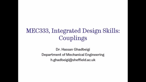 Thumbnail for MEC 333- Couplings