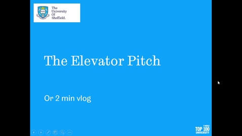 Thumbnail for IP-Week11 - Elavator Pitch