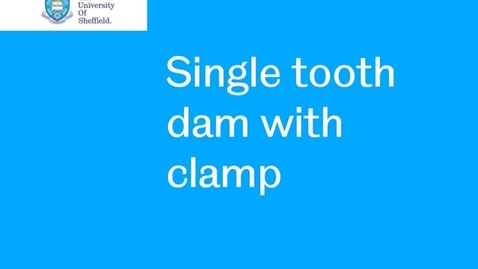 Thumbnail for entry Rubber Dam 2 Clamp single tooth