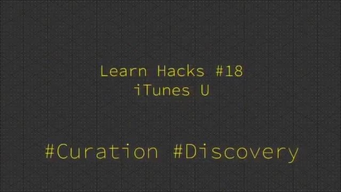 Thumbnail for ScHARR Learn Hacks #18 iTunesu