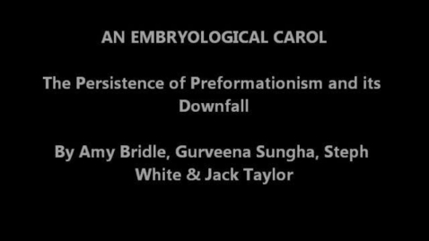 Thumbnail for entry An Embryological Carol