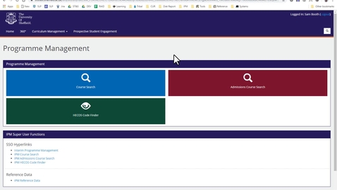 Thumbnail for CUR Interim Programme Management Demo (14 Aug 19)