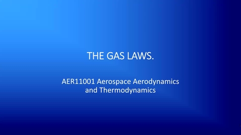 Thumbnail for entry 8b Ideal gas laws