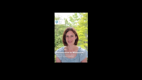 Thumbnail for Introduction to Whiteness