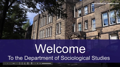 Thumbnail for entry Sociology Applicant Day presentation November 2020