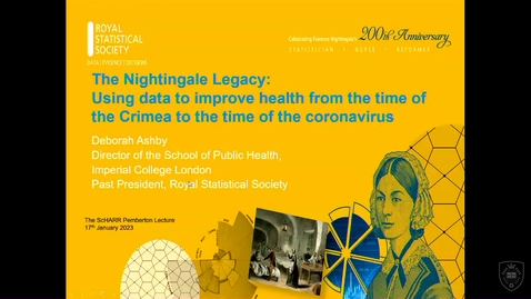 Thumbnail for ScHARR 2023 Pemberton Lecture. The Nightingale legacy: Deborah Ashby