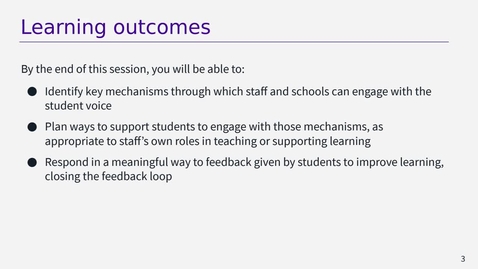 Thumbnail for Faculty of Health: Closing the feedback loop