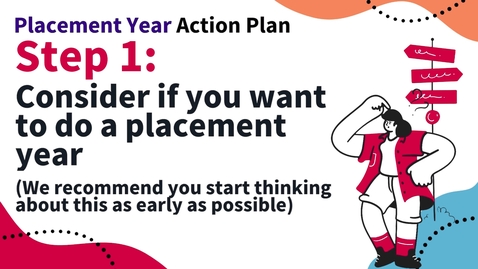 Thumbnail for Placement year action plan