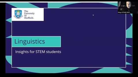 Thumbnail for Insights into Linguistics for STEM students