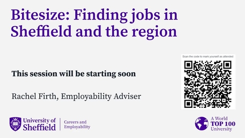 Thumbnail for Finding jobs in Sheffield