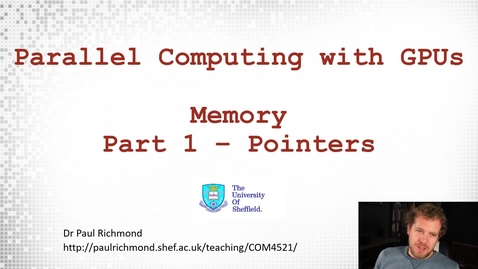 Thumbnail for Lecture 03 - Part 01 - Pointers