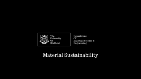 Thumbnail for entry Dr Lucy Smith - Materials Sustainability