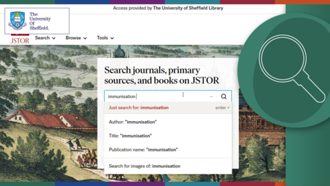 Thumbnail for entry Using JSTOR