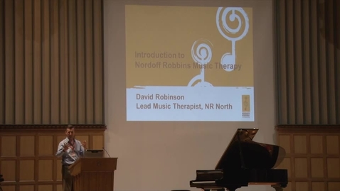 Thumbnail for entry David Robinson - Nordoff Robbins