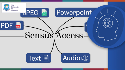 Thumbnail for entry Using Sensus Access