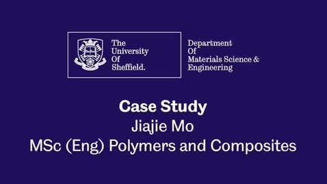 Thumbnail for entry Materials MSc Case Study - Jiajie Mo