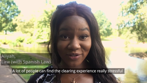 Thumbnail for My Clearing experience at the University of Sheffield