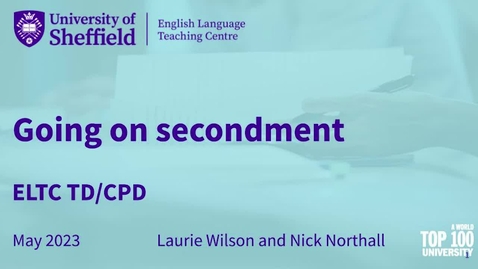 Thumbnail for Going on secondment