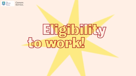 Thumbnail for entry Eligibility to work - myJobshop