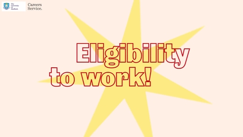 Thumbnail for Eligibility to work - myJobshop
