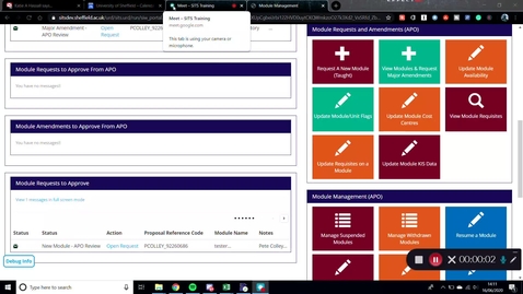 Thumbnail for entry Traininer Training Session #1 - Containers, Options and VISTAs 