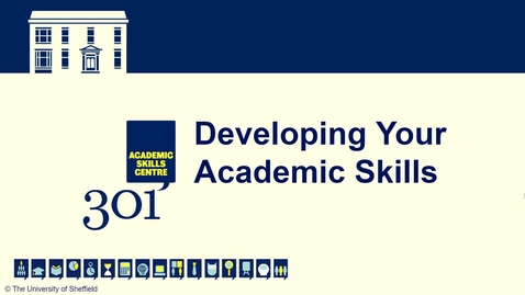 Thumbnail for entry Introduction to Academic Skills