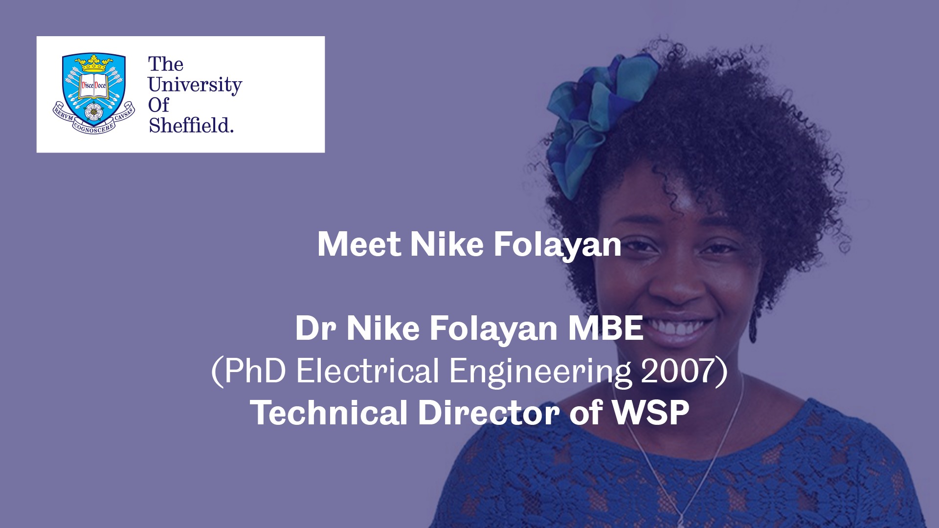blootstelling korting verkoper Sheffield Insights - Meet Dr Nike Folayan - The University of Sheffield  Kaltura Digital Media Hub
