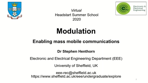 Thumbnail for entry Modulation mini lecture