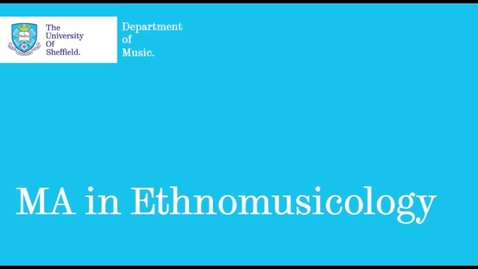 Thumbnail for MA Ethnomusicology