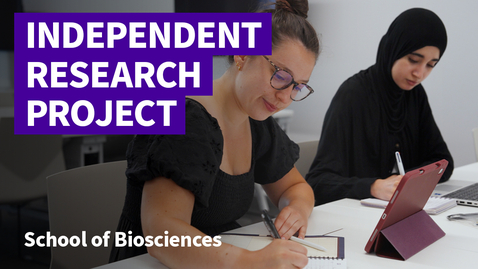 Thumbnail for Independent research project - Biosciences