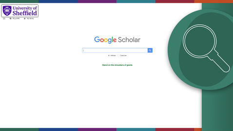Thumbnail for entry Using Google Scholar
